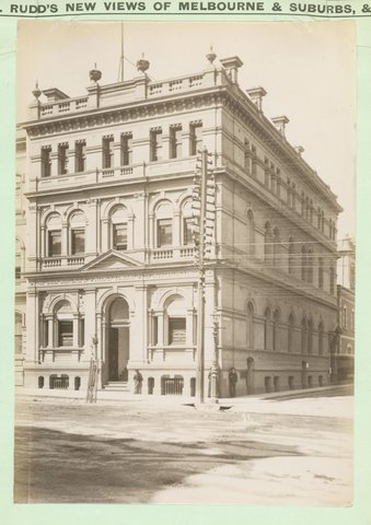 Union Mortgage & Agency Company of Australia Ltd, 573-579 Collins Street, 1886–87
