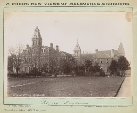 The Blind Asylum, St Kilda Rd, c. 1898