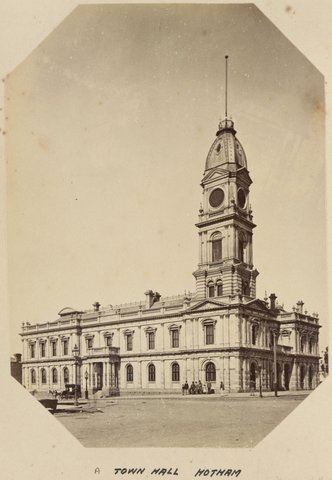 TOWN HALL HOTHAM [i.e., North Melbourne], 1873–82