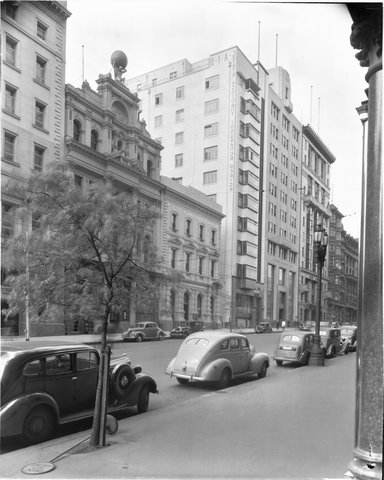 Buildings in Collins Street, Melbourne, north side near Queen Street, c. 1941