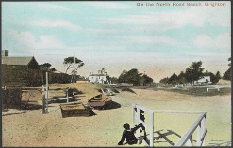 On the North Road Beach, Brighton, c. 1910