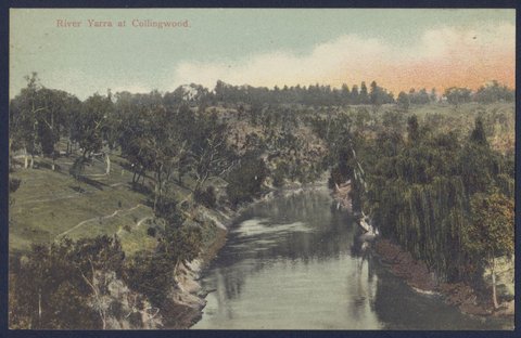 River Yarra at Collingwood, 1900s