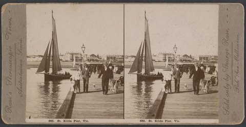 St. Kilda Pier, Vic, 1890–1900