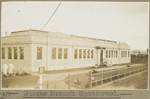 Stores Branch Spotswood, 1905–28
