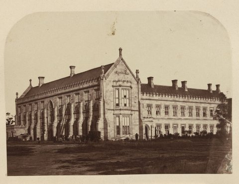 Melbourne University, c. 1860