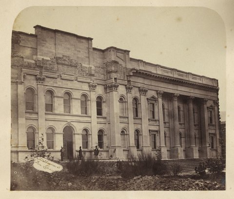 Melbourne Free Library, c. 1860