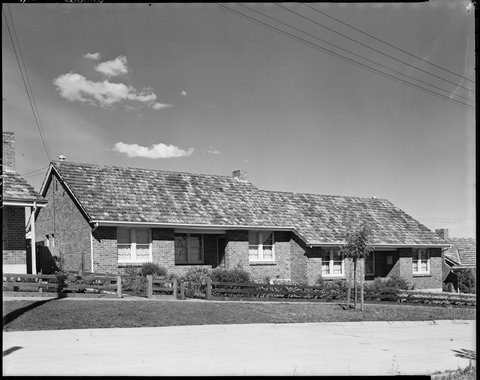 Housing Commission of Victoria homes on the Coburg Estate, 1948