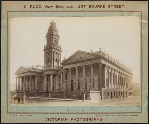 Fitzroy Town Hall, 1892–1900
