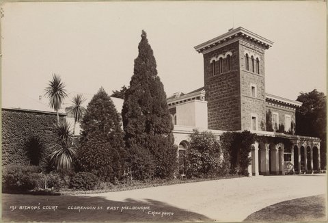 Bishop's Court, Clarendon St, East Melbourne, 1892–1900