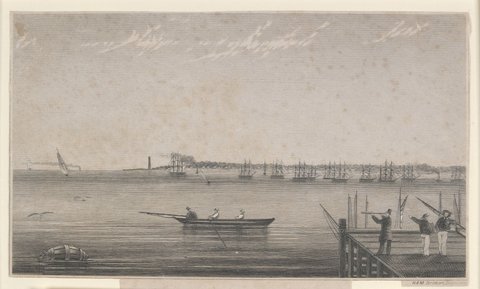 Hobsons Bay & Williams Town, Port Phillip, 1850?