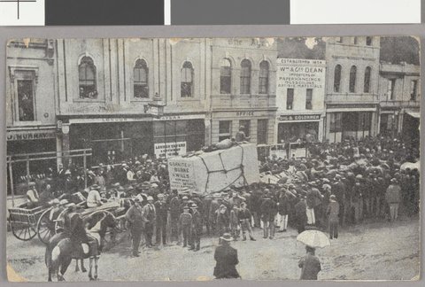 Elizabeth Street, Melbourne. Sept. 1864. London Tavern Hotel, Age Office, W. & G. Dean, Robertson & Mullens