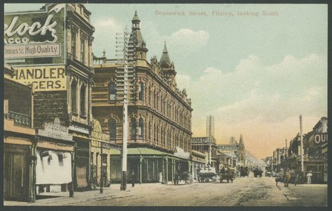 Brunswick Street, Fitzroy, looking South, c. 1906