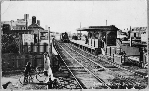 Railway Station, Yarraville, c. 1890