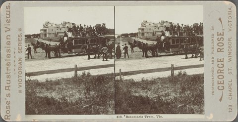 Beaumaris Tram, Vic, 1890–1900