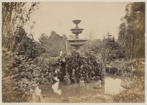 Fitzroy Gardens. Melbourne, 1875