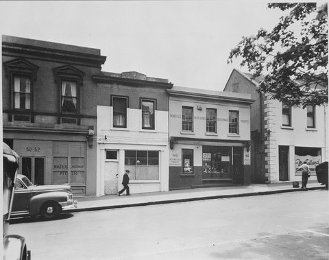 Lonsdale Street - north side, in vicinity of 46-52 Lonsdale Street, 1950