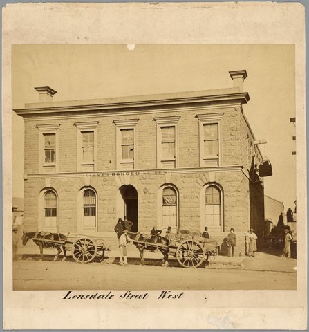 Lonsdale Street West, 1861