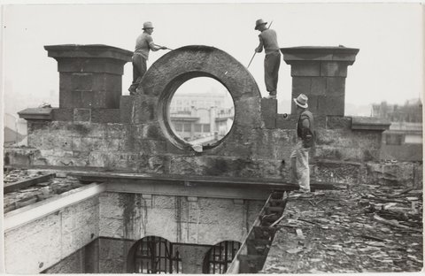Demolition of the Old Melbourne Gaol, April 19, 1937