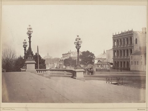 Spring Street from the Treasury 1875