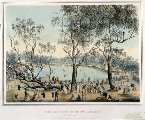 Melbourne Cricket Ground (1st January 1864)