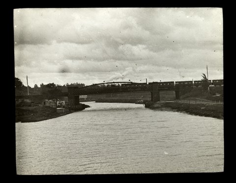 Cremorne Railway Bridge over the Yarra River, Richmond, 1909