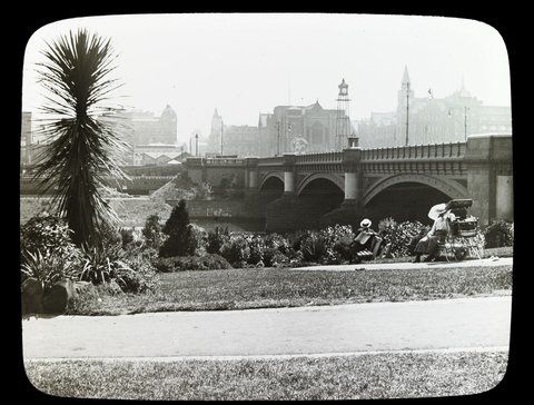 Princes Bridge and the Snowden Gardens, 1906–14