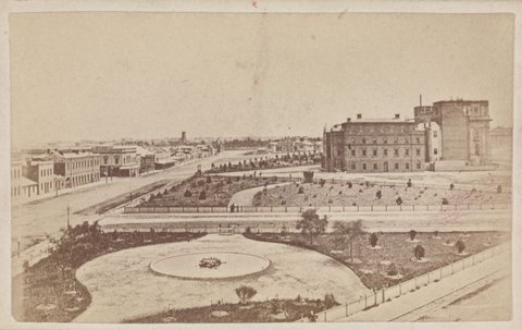 Spring Street, Melbourne, c. 1869