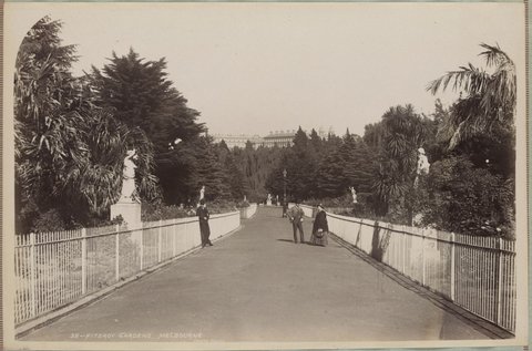 Fitzroy Gardens [East Melbourne], 1892–1900