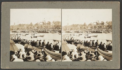 Regatta, Yarra River, Melbourne, 1925