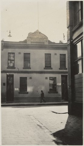 Kong Meng's Building, corner of Little Bourke Street and Celestial Avenue, 1934