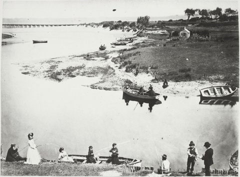Mouth of Mordialloc Creek, Mordialloc. NEAR MELBOURNE, 1880