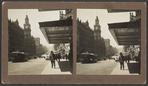 Bourke Street, Melbourne, c. 1925