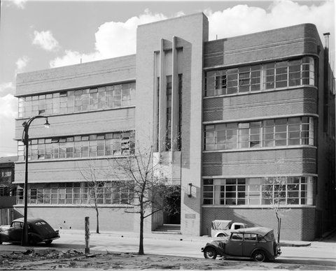Buildings at RMIT, Bowen Street, Melbourne, 1947