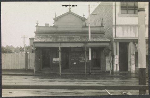 Armadale Post Office: demolished to provide site for the new office, 1917–30