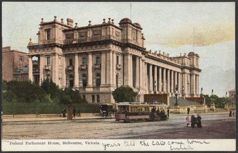 Federal Parliament House, Melbourne, Victoria, c. 1905