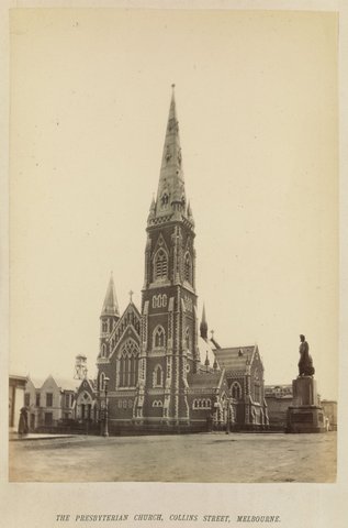 The Presbyterian Church, Collins Street, Melbourne, 1877