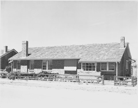 Housing Commission of Victoria homes on the Coburg Estate, 1948