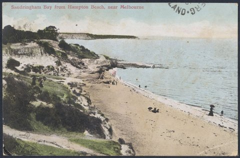 Sandringham Bay from Hampton Beach, near Melbourne, c. 1906