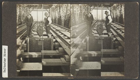 Saltwater River Bridge Footscray picture, c. 1912