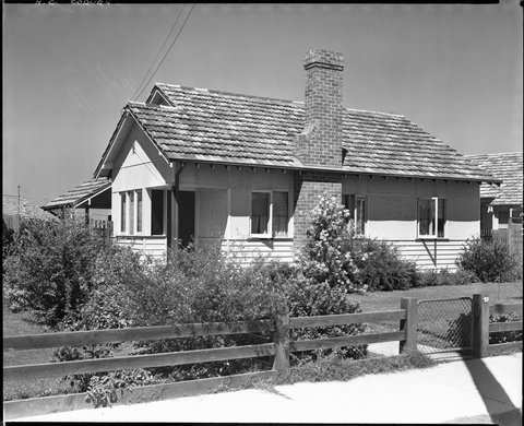 Housing Commission of Victoria homes on the Coburg Estate, 1948