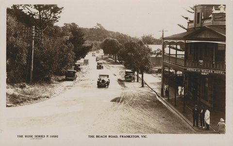 THE BEACH ROAD, FRANKSTON, VIC, 1920s