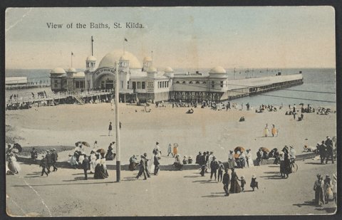 View of the Baths, St. Kilda, c. 1902