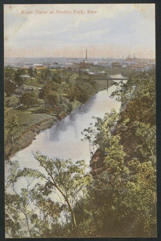 River Yarra at Studley Park, Kew, 1900s