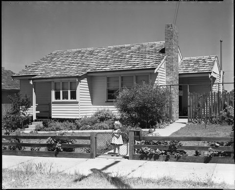 Housing Commission of Victoria homes on the Coburg Estate, 1948