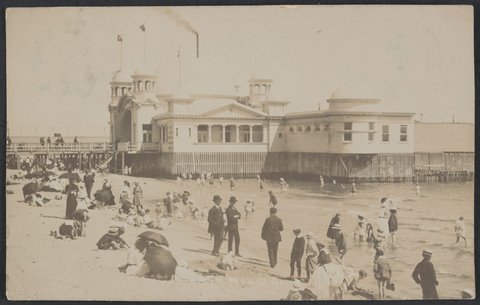 Hot Sea Baths. [St. Kilda.], c. 1910