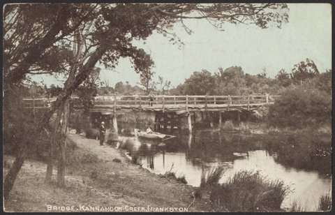 Bridge. Kannanook Creek, Frankston, c. 1905
