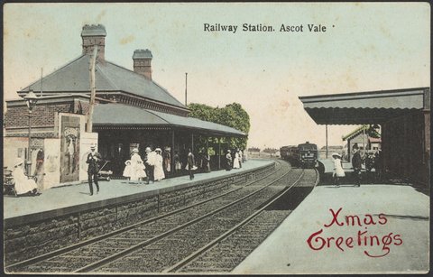 Railway Station. Ascot Vale, c. 1907