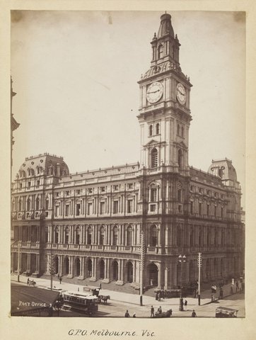 G.P.O Melbourne Vic, 1890–1900