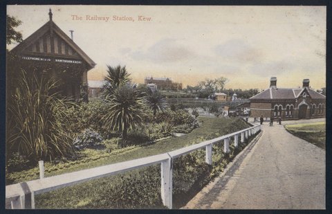 The Railway Station, Kew, 1900s