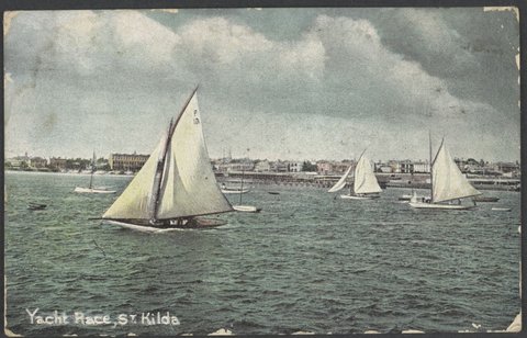 Yacht Race, St. Kilda, c. 1908